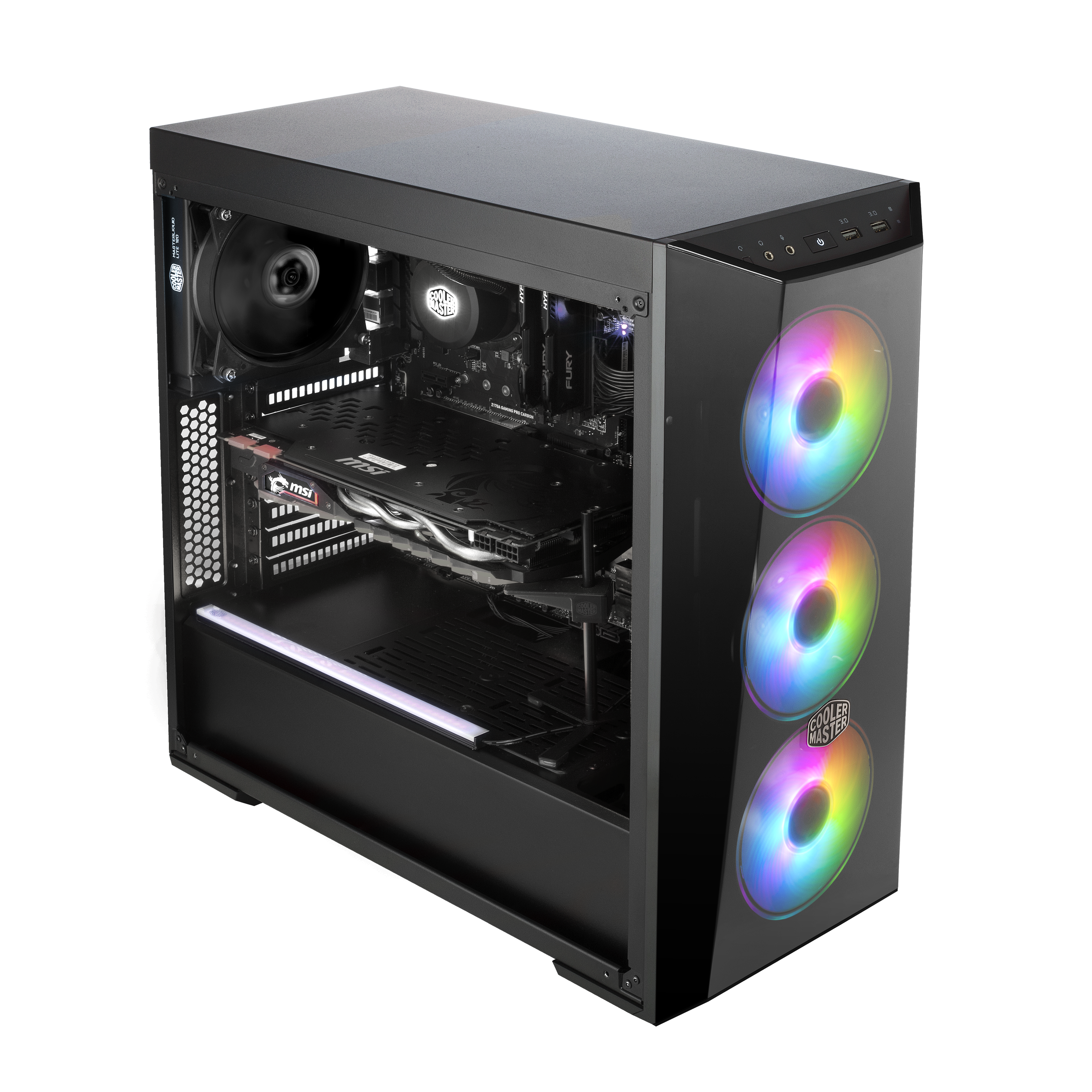 MasterBox Lite 5 ARGB Mid Tower PC Case image number 5