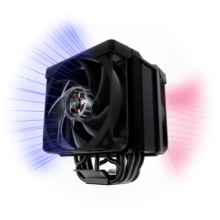 흡기 및 배기 에어플로를 시각화한 V8 ACE 3DHP