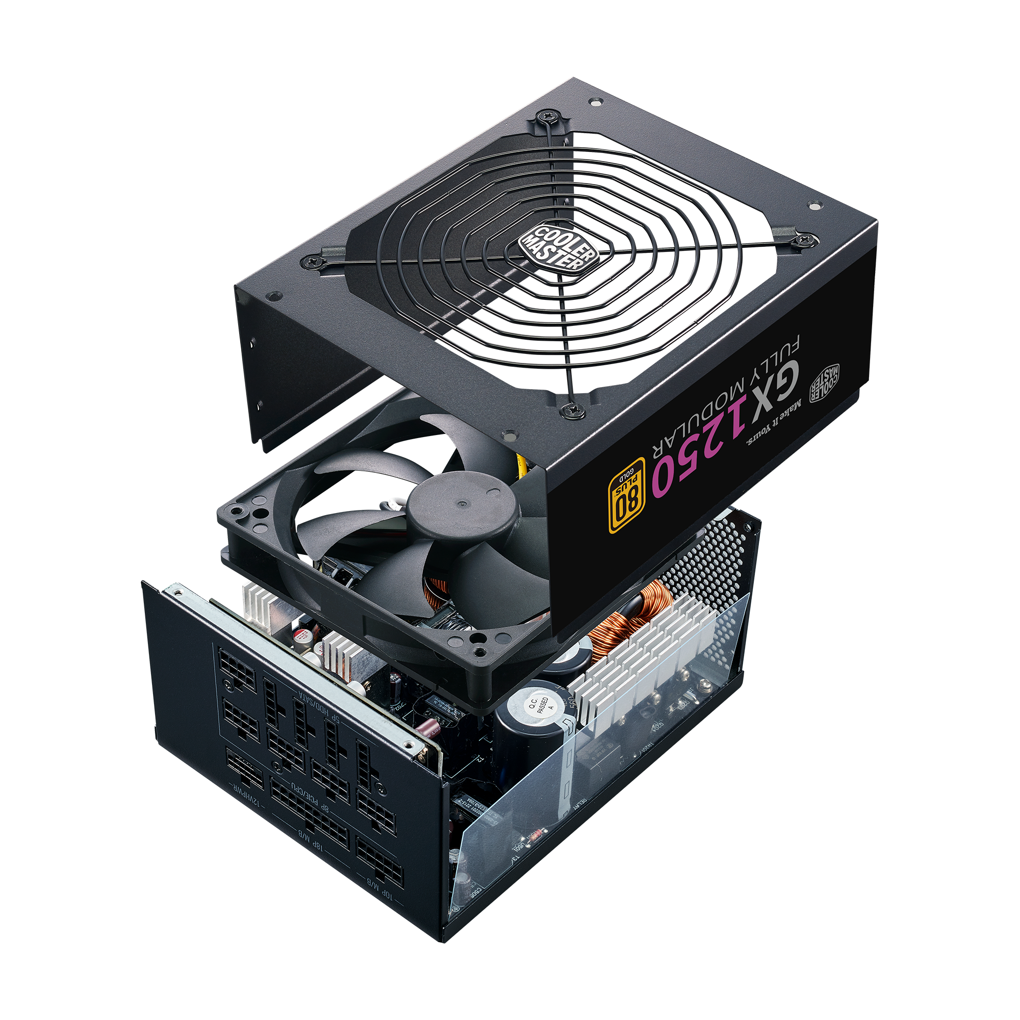 GX Gold 1250 全模組 80 Plus 金牌電源供應器 image number 4