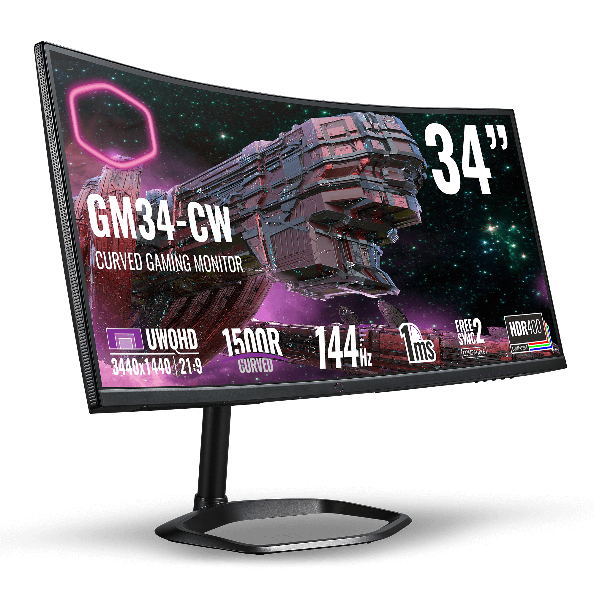 GM34-CW Gaming Monitor image number 1